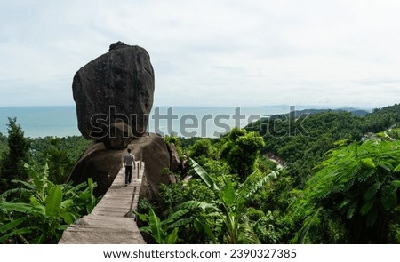 Overlap Stone Viewpoint, Koh Samui, Surat Thani, Thailand Royalty-Free Stock Photo #2390327385