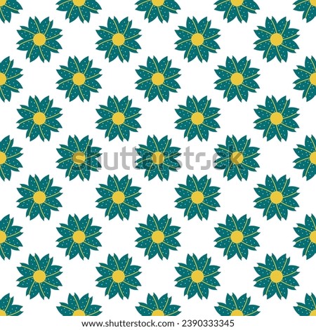 Floral surface pattern vector design