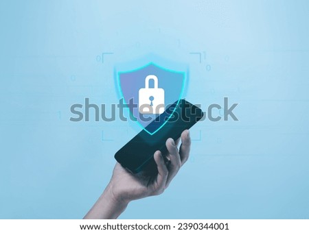 lock mark cybersecurity internet, secure data. concept of password security and privacy on an online system, protect attacks from crime hacker, and viruses cyber. information technology digital