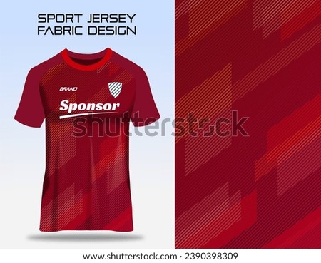 Sport jersey uniform. Fabric textile pattern Design for soccer football, badminton, volleyball and tennis club