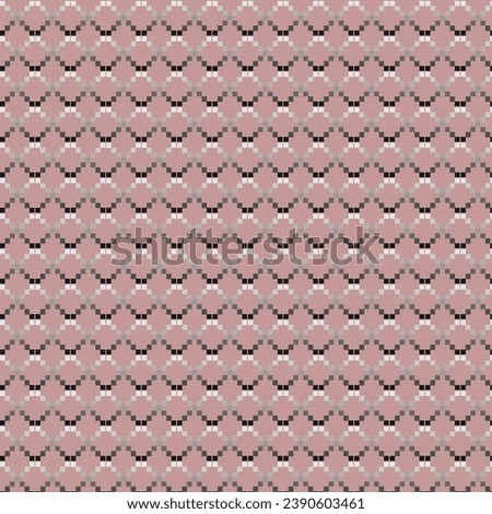 Elegant, original background of gray ovals on a pink background for packaging and napkins.