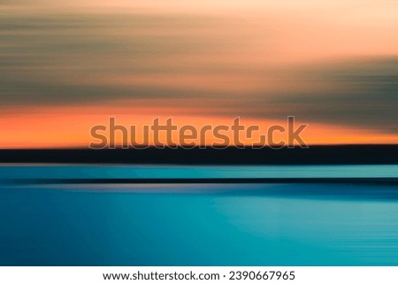 motion blur abstract photo taken at sunset