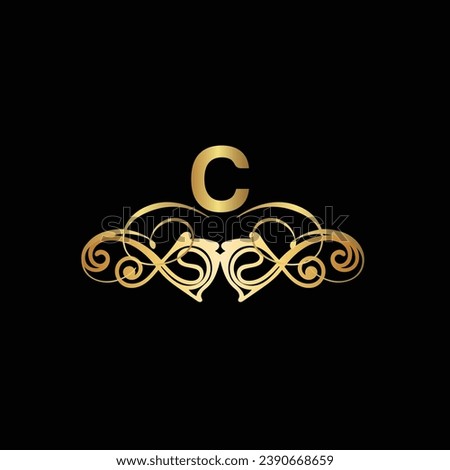 Creative Initial letter C logo design with modern business vector template. Creative isolated C monogram logo design