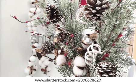 Mary Christmas and Happy New Year, Christmas decoration - stock photo