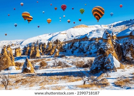 Discover the surreal beauty of Cappadocia, Turkey, through this exclusive collection. Marvel at the iconic hot air balloons painting the dawn sky above the captivating fairy chimneys.