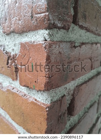 close up photo of red old brick wall 