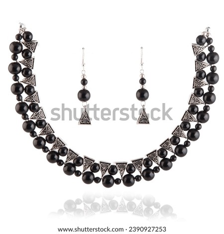 White Background Images with Creative Photoshoot Jewellery 
