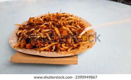 Penang Malaysia Fried Rice Carrot Cake with Bean Sprouts Char Koay Kak Local Dish Royalty-Free Stock Photo #2390949867