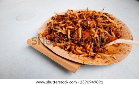 Penang Malaysia Fried Rice Carrot Cake with Bean Sprouts Char Koay Kak Local Dish Royalty-Free Stock Photo #2390949891