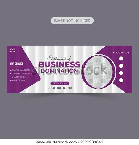 Facebook Cover Design Template, Banner Template and Web Banner Template Design,