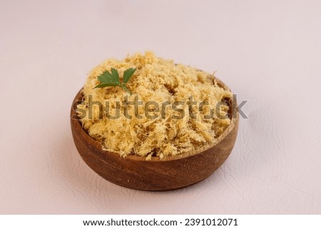 Dried Chicken Meat Floss or Abon Ayam or Serunding Royalty-Free Stock Photo #2391012071
