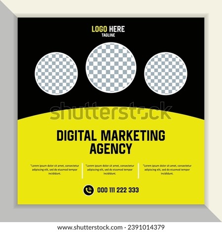 digital marketing conference social media post template