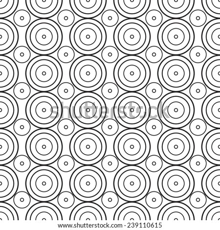 illustration of seamless black-and-white geometric pattern. Seamless geometric black and white background. Seamless pattern. Seamless background. 