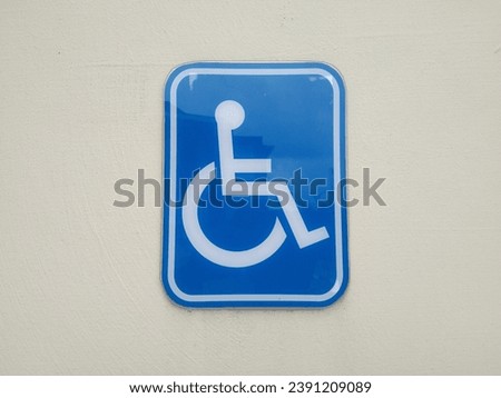 evacuation route signs for disabled people in the building