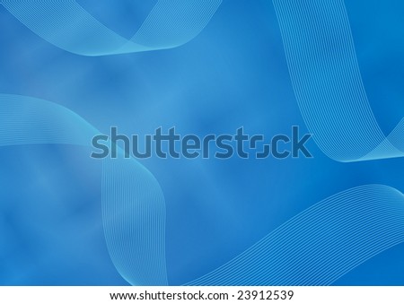 blue  splashes and droplets abstract raster background
