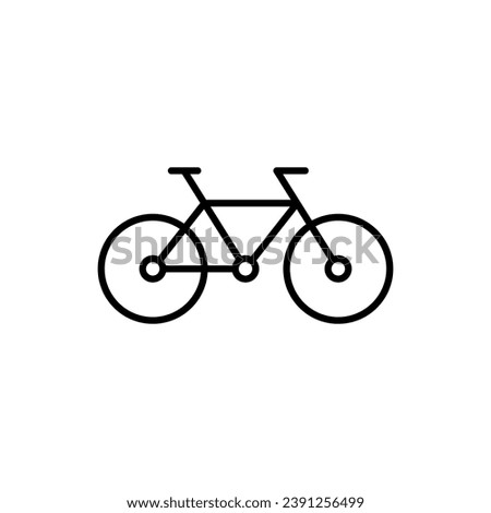 Bicycle icon vector design templates simple and modern concept