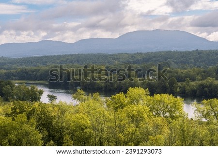 Overlook at Saratoga National Historical Site in Upstate New York Royalty-Free Stock Photo #2391293073
