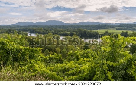 Overlook at Saratoga National Historical Site in Upstate New York Royalty-Free Stock Photo #2391293079
