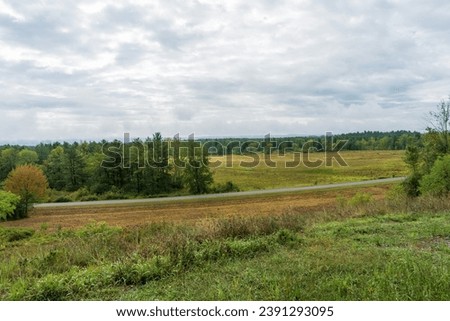 The Landscape of Saratoga National Historical Site in Upstate New York Royalty-Free Stock Photo #2391293095