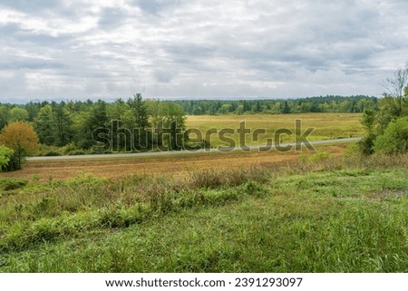 The Landscape of Saratoga National Historical Site in Upstate New York Royalty-Free Stock Photo #2391293097