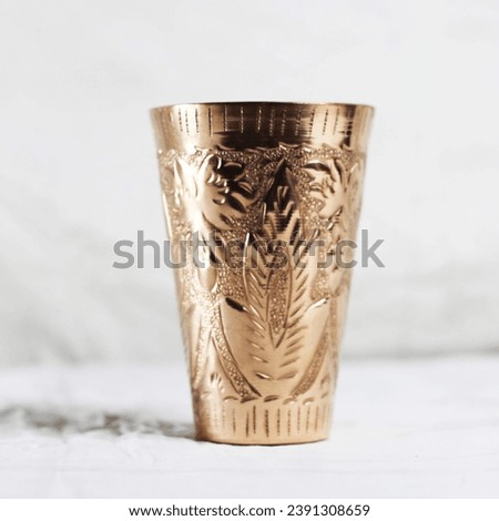 Beautiful copper glass picture can be used as a Facebook ads or youtube videos perfect picture