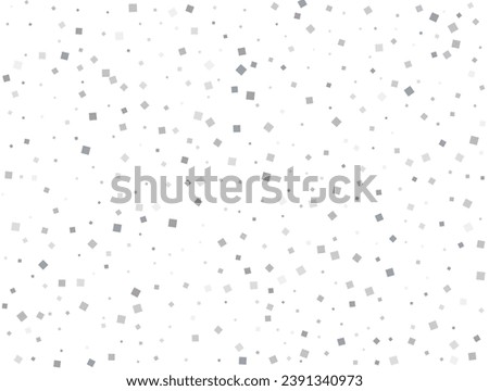 Silver squares. Confetti celebration, falling gold abstract decoration for party, birthday, anniversary or event celebration, festive. Festival decor. Royalty-Free Stock Photo #2391340973