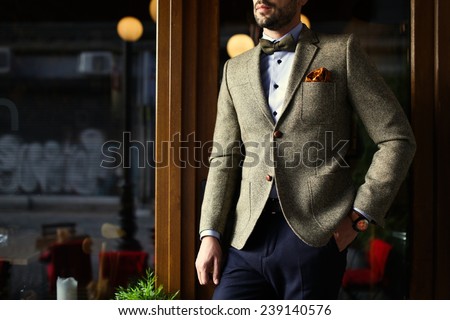 Smart casual outfit Royalty-Free Stock Photo #239140576