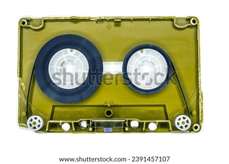 old audio cassette tape open Royalty-Free Stock Photo #2391457107