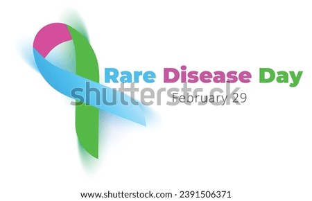 Rare Disease Day. background, banner, card, poster, template. Vector illustration. Royalty-Free Stock Photo #2391506371