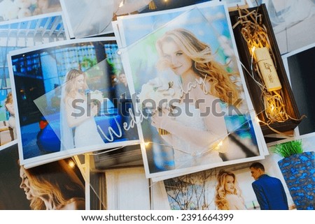Beautiful printed wedding photos. Professional photography and photo printing.