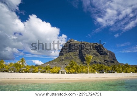 photo of Mauritius sea and mountains