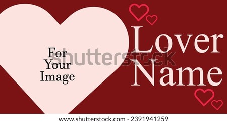 Happy Valentines day banner background. valentines day greeting card with hearts 