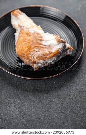 duck leg semifinished half cooked duck meat confit delicious eating cooking meal food snack on the table copy space food background rustic top view Royalty-Free Stock Photo #2392056973
