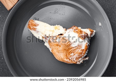 duck leg semifinished half cooked duck meat confit delicious eating cooking meal food snack on the table copy space food background rustic top view Royalty-Free Stock Photo #2392056985