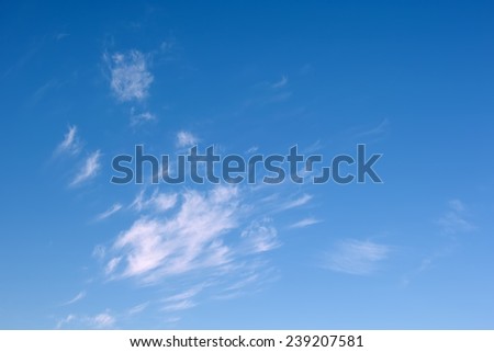 abstract blue sky, nature background