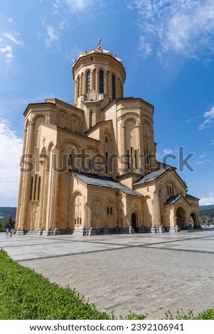  beauty of georgia tiblisi Holy Trinity Church captured in stunning landscape pictures now available for purchase online. Immerse yourself in the sacred allure of this architectural marvel