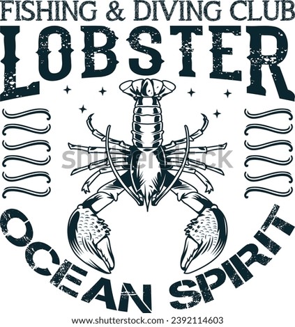 Fishing And Diving Club Lobster Ocean Spirit