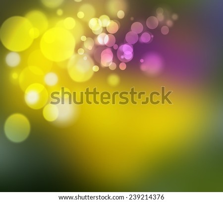 Colorful Festive elegant abstract background with bokeh lights.