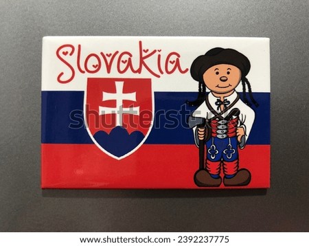 Fridge magnet souvenir from Slovakia