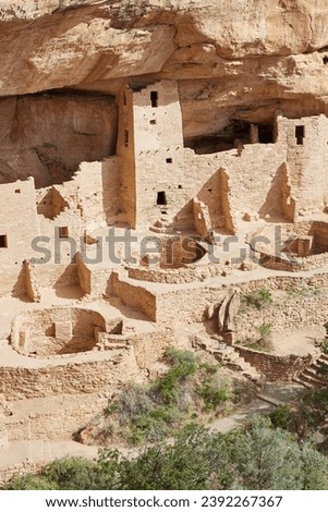 The stunning Cliff Palace of Mesa Verde National Park, Colorado Royalty-Free Stock Photo #2392267367