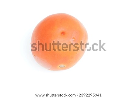 Tomato fruit , isolated isolated on white background