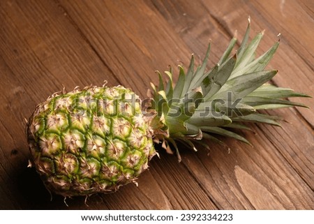 Pineapple is a tropical plant with edible fruit and the most economically important plant in the Bromeliaceae family. Ananas comosus