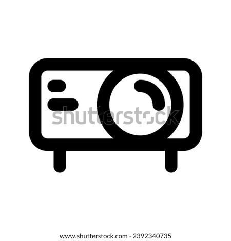 Projector Icon Vector. Flat design style. Can be used as a symbol in web design and mobile app