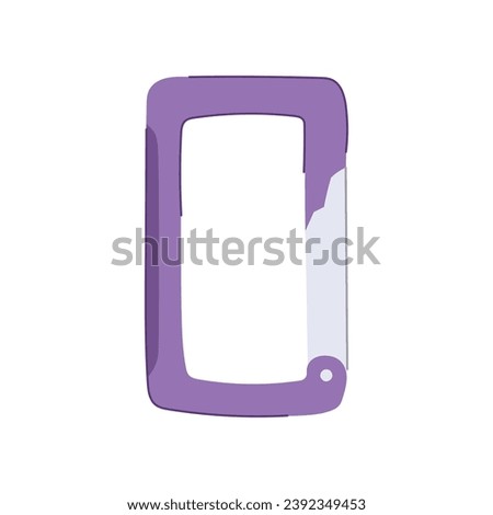 security carabiner clip cartoon. metal rope, safety hook, steel carbine security carabiner clip sign. isolated symbol vector illustration