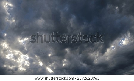 sky with storm clouds dark sky