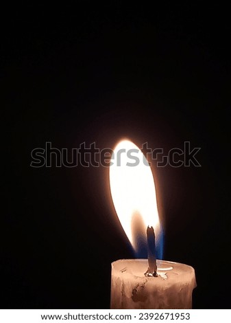 a candle in the darkness that burns brightly 
