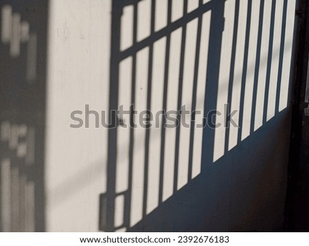 Photos with concepts and shadow objects from the effects of sunlight