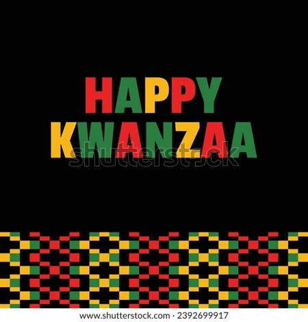 Kwanzaa Design For Greeting Moment