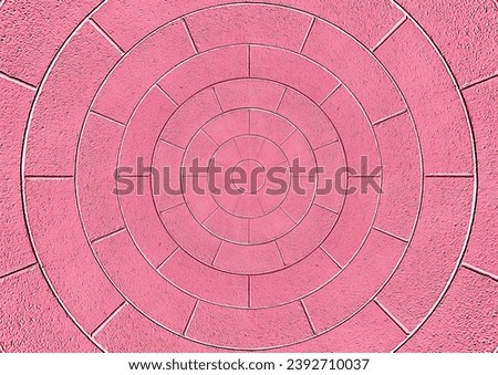 Stones patch circle arches pattern texture