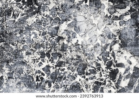 Mineral grain texture. Black interior geology wall decoration. Distressed noise pattern. Marble background. Flat granite surface. Grunge macro effect structure for graphic design.